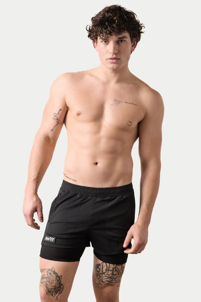FLEX Shorts - Black - AWRY