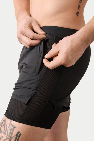 FLEX Shorts - Black - AWRY