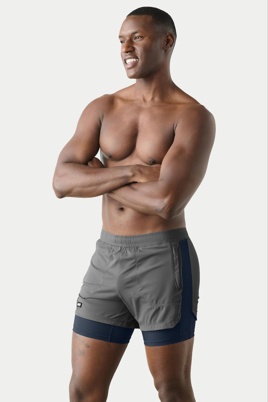 FLEX Shorts V2 - Anchor Gray - AWRY