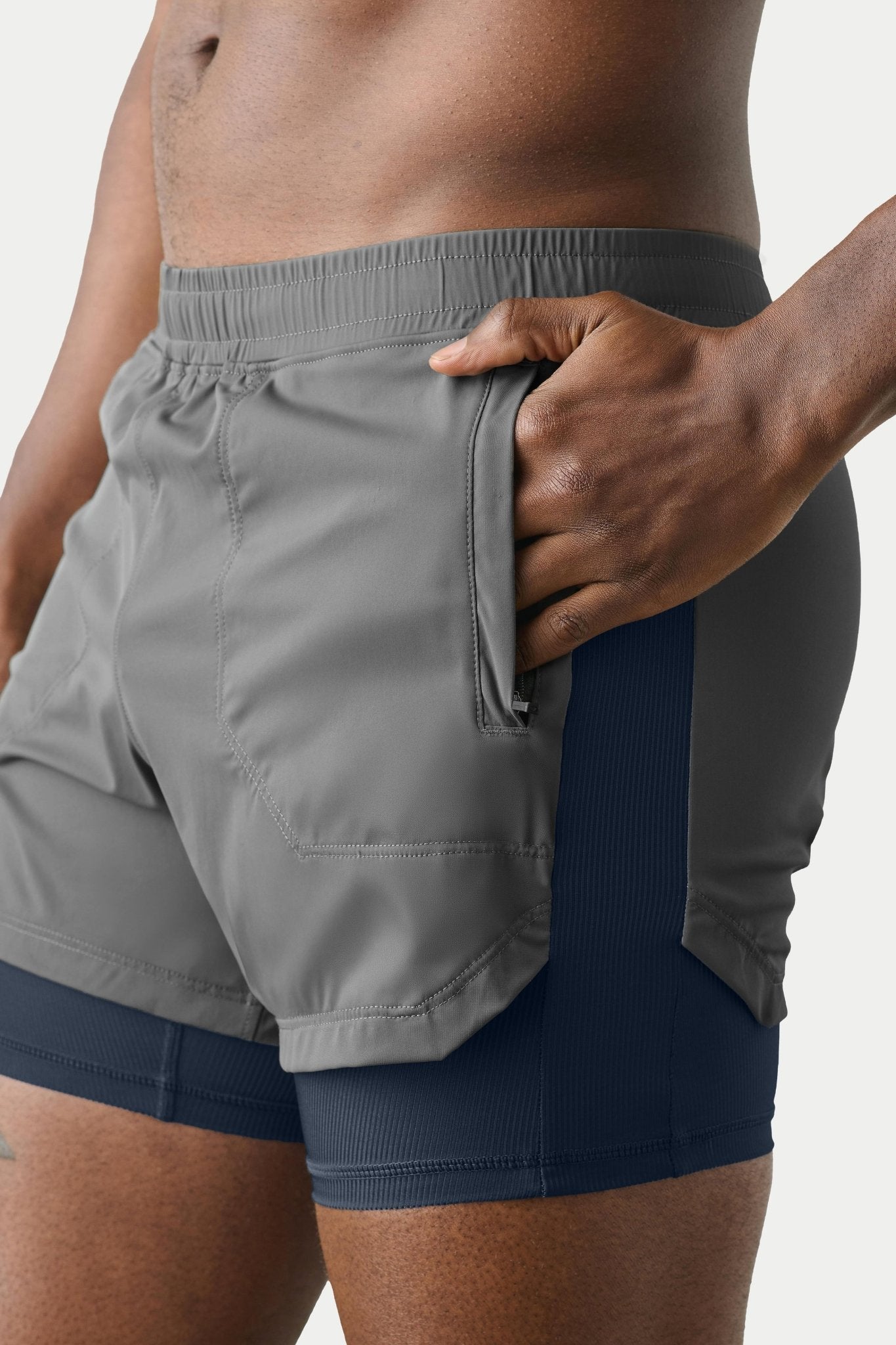 FLEX Shorts V2 - Anchor Gray - AWRY
