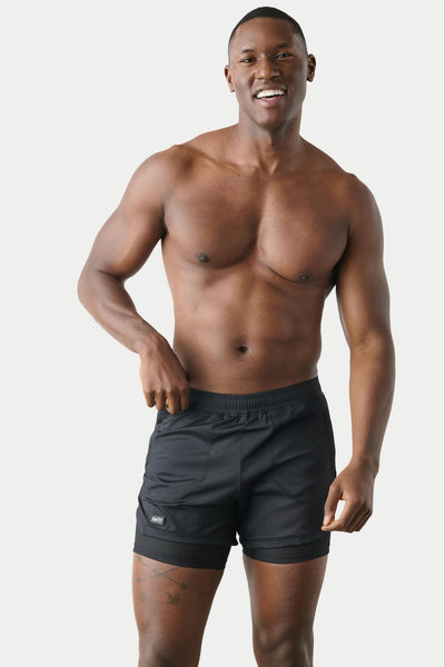 FLEX Shorts V2 - Black - AWRY