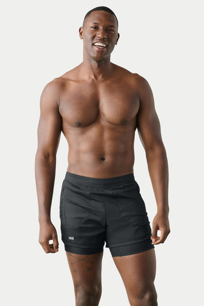 FLEX Shorts V2 - Black - AWRY