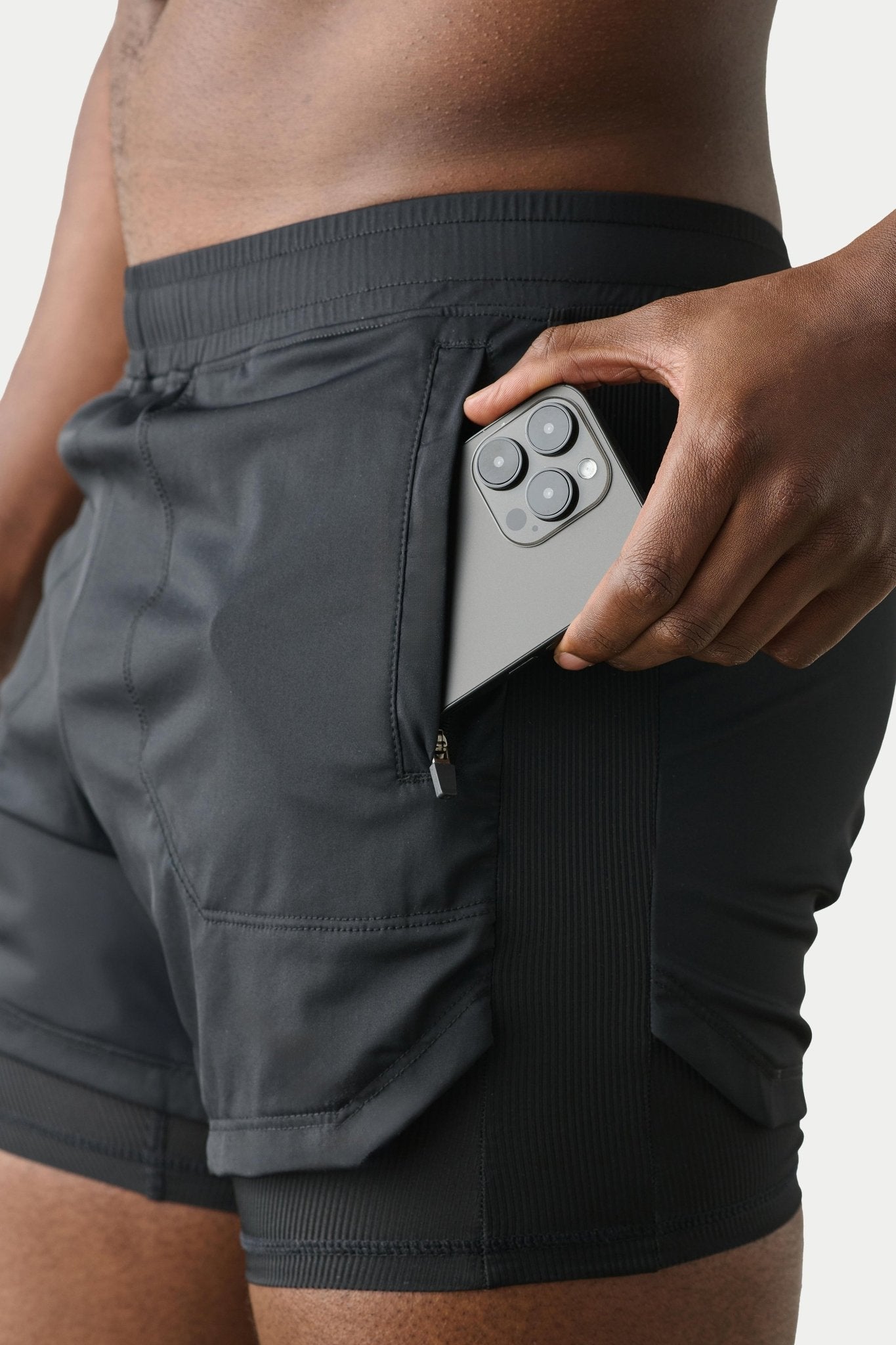 FLEX Shorts V2 - Black - AWRY