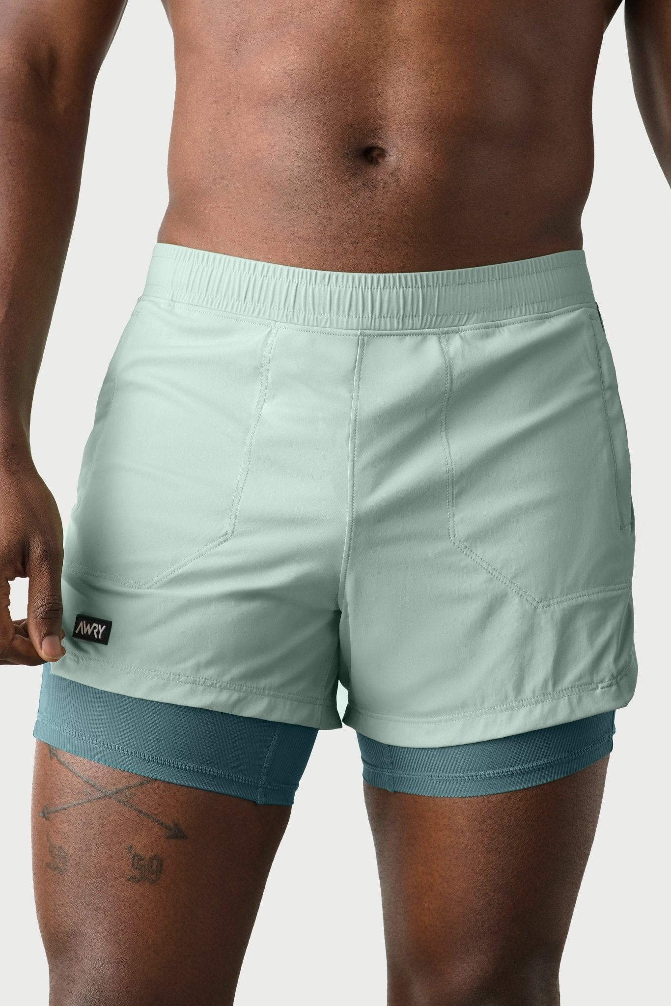 FLEX Shorts V2 - Mint - AWRY