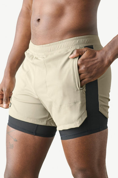 FLEX Shorts V2 - Sand - AWRY