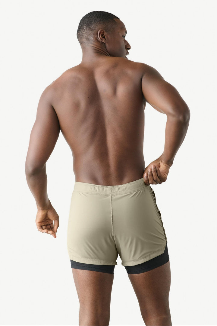 FLEX Shorts V2 - Sand - AWRY