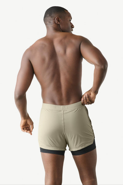 FLEX Shorts V2 - Sand - AWRY