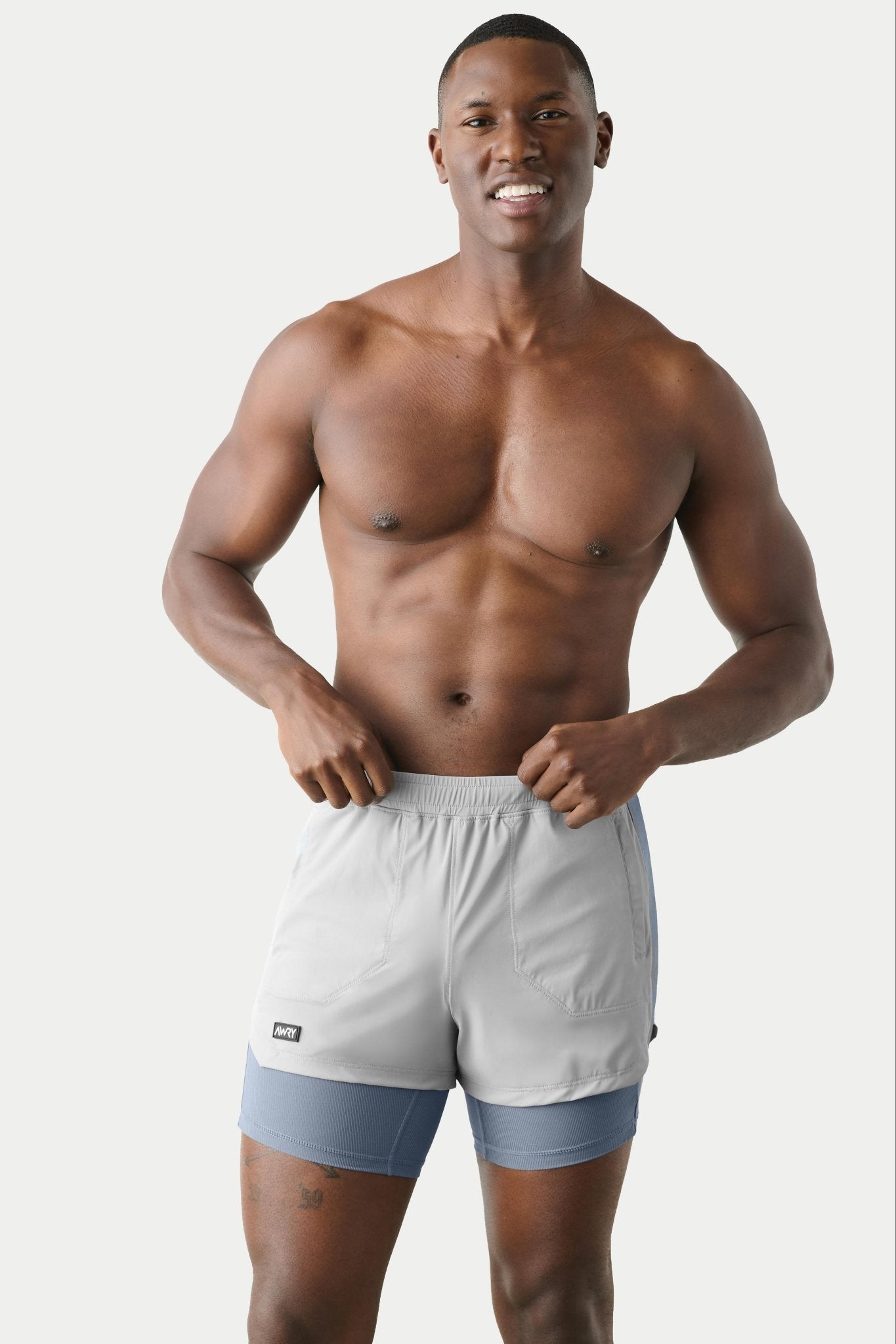 FLEX Shorts V2 - Steel - AWRY