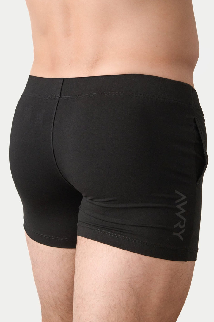 FLOW 4 Inch Shorts V2 - Black - AWRY