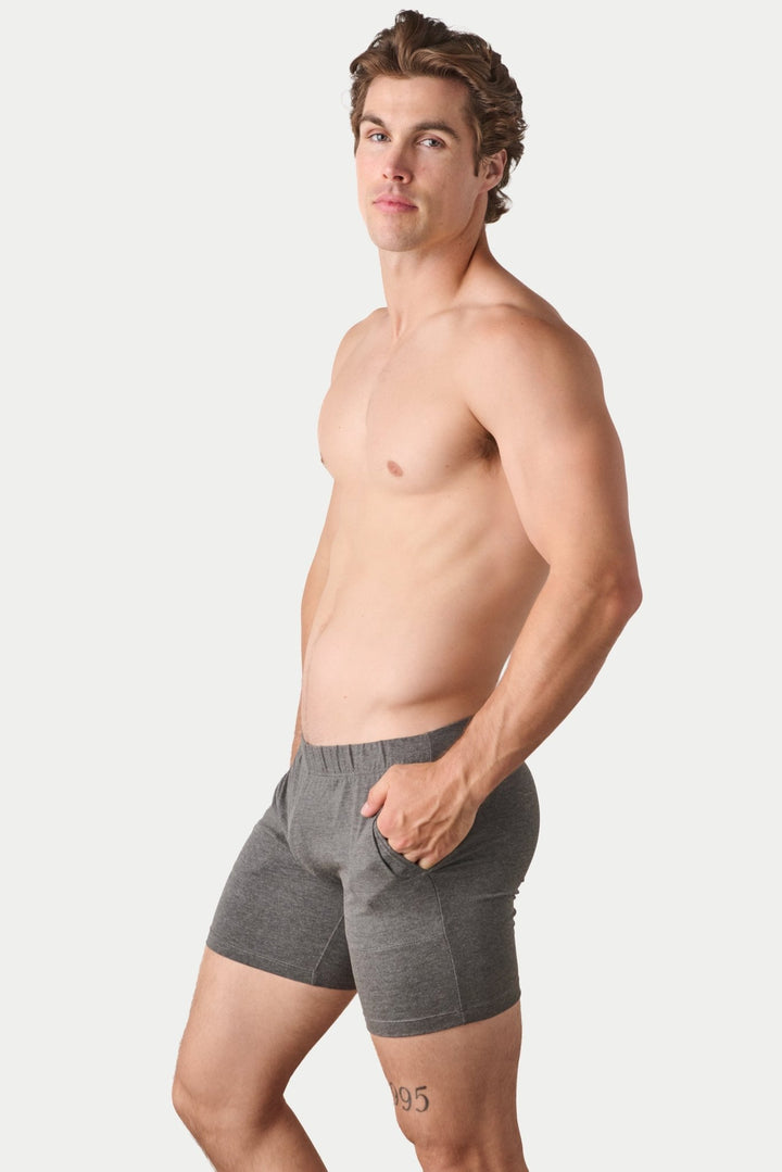 FLOW 6 Inch Shorts V2 - Heather Gray - AWRY