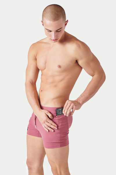 FREESTYLE Shorts - Blush Red - AWRY