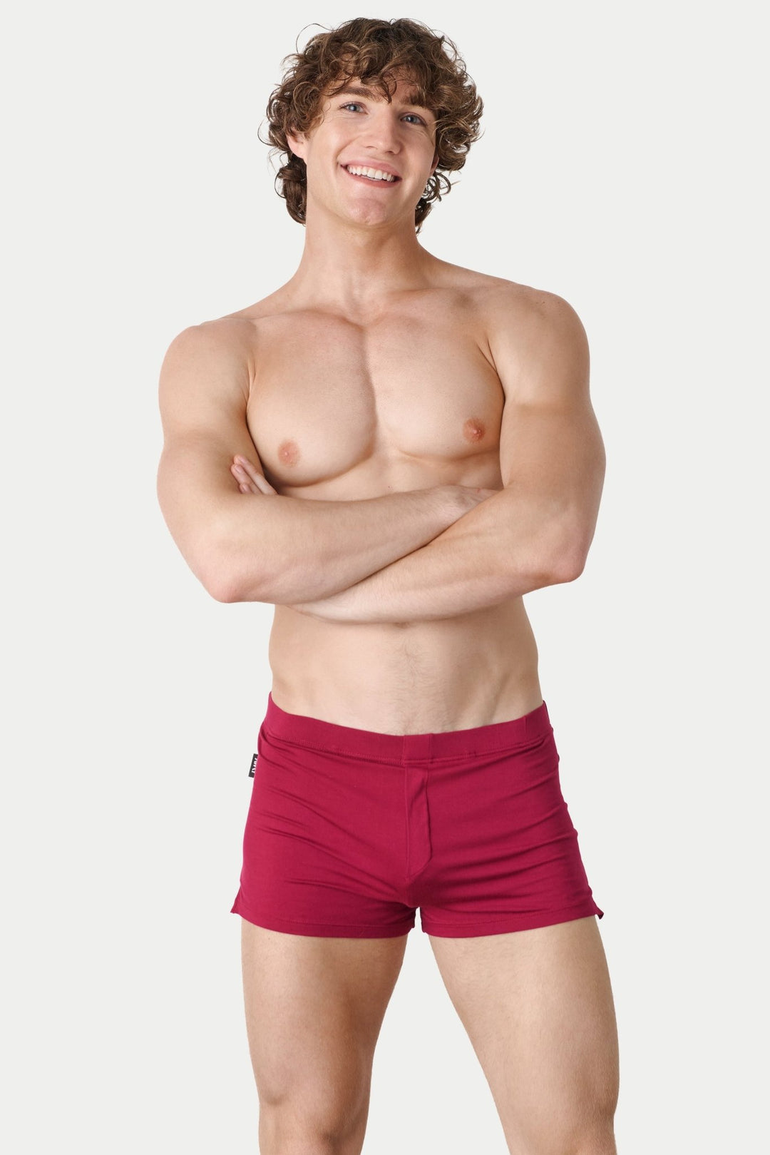FUSION Jock Boxers - Berry Red - AWRY