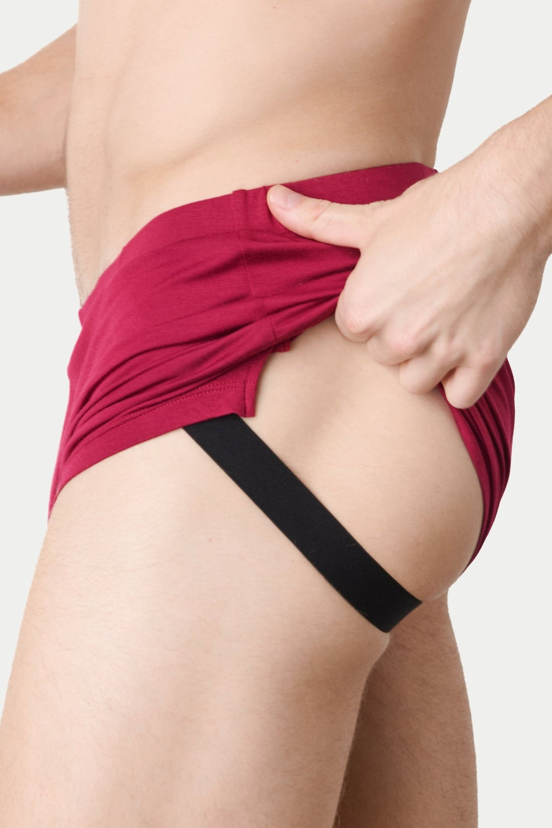 FUSION Jock Boxers - Berry Red - AWRY
