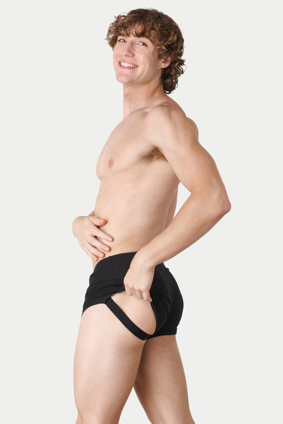 FUSION Jock Boxers - Black - AWRY
