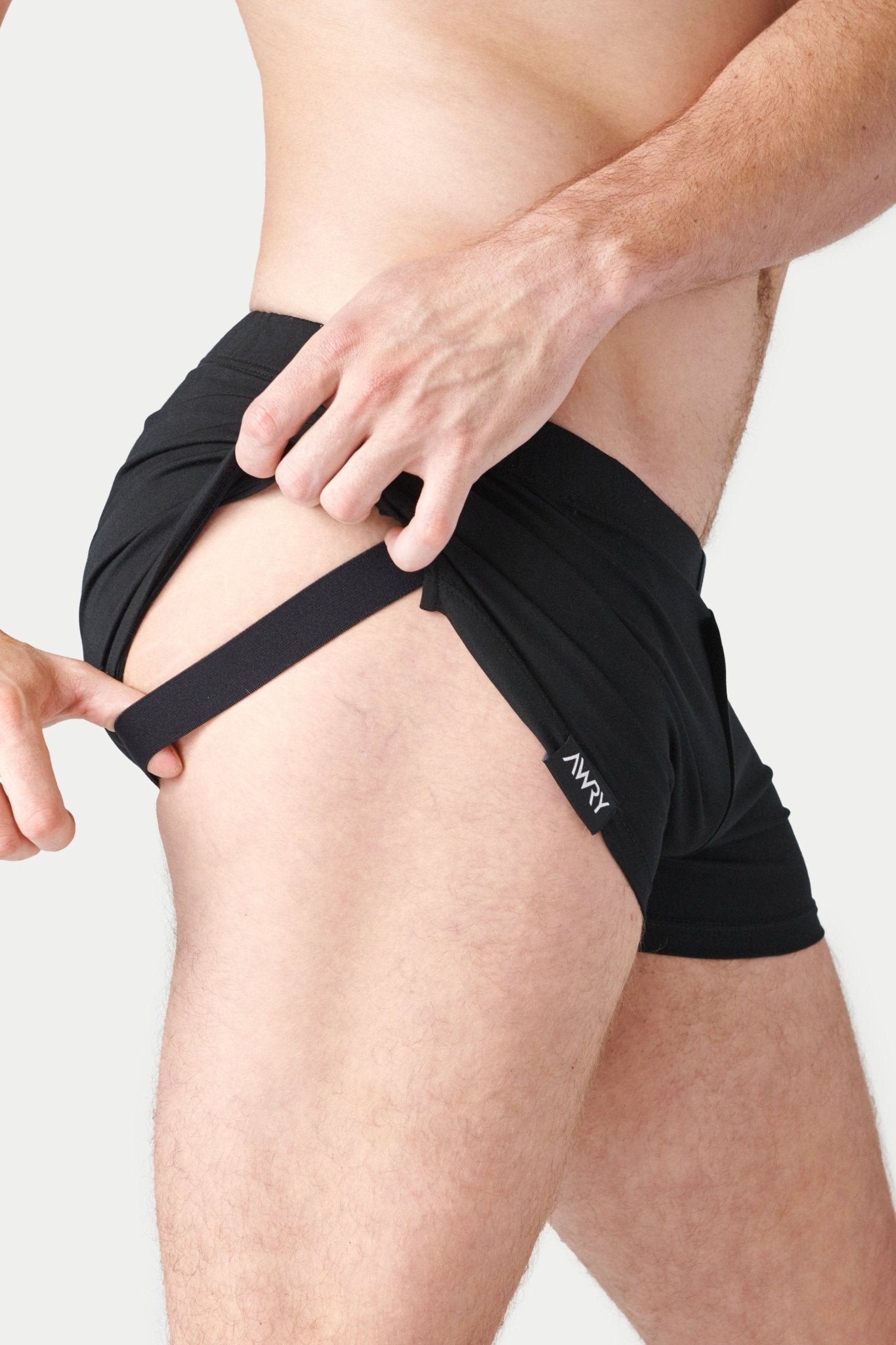 FUSION Jock Boxers - Black - AWRY