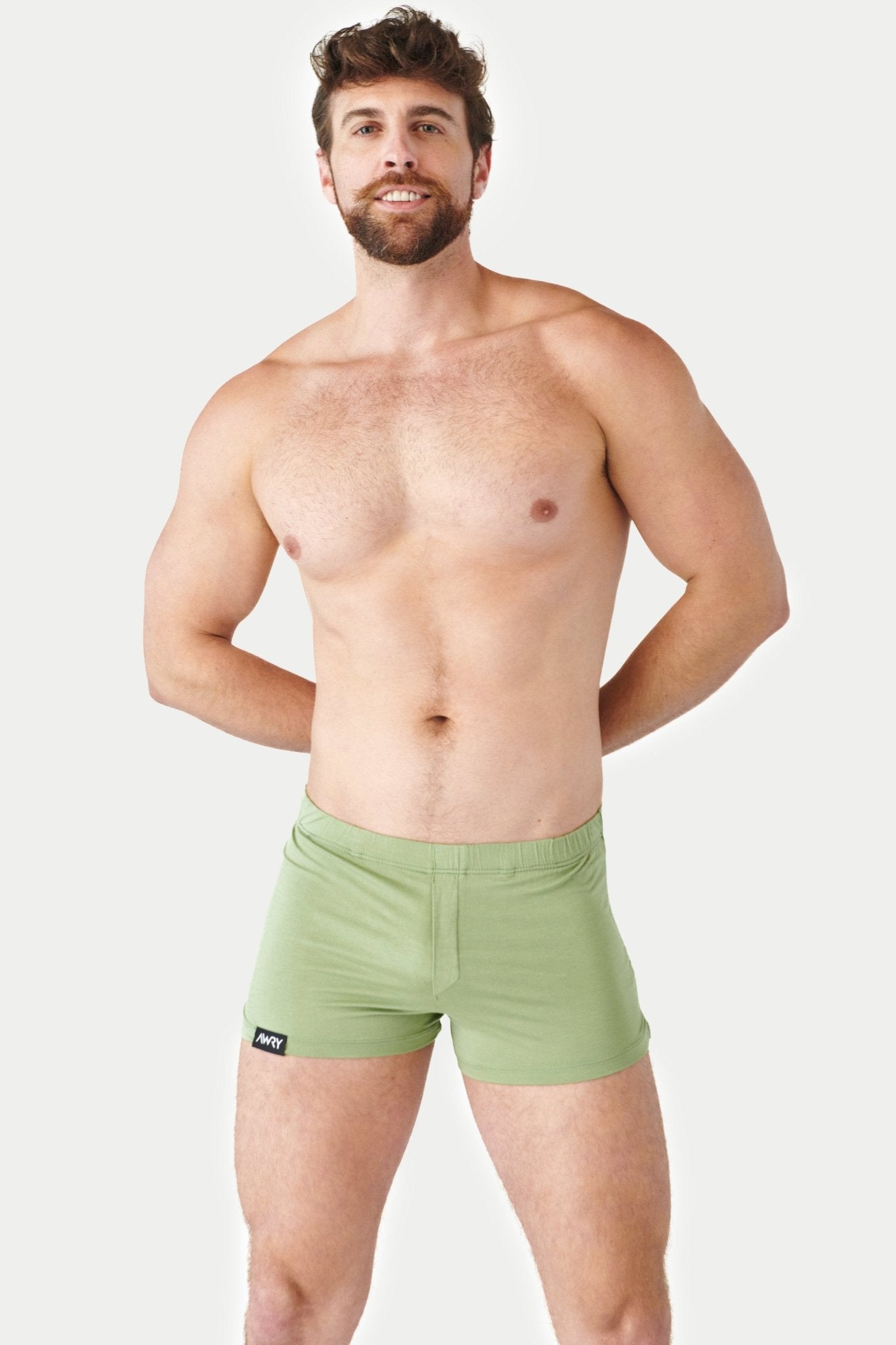 FUSION Jock Boxers - Cool Green - AWRY