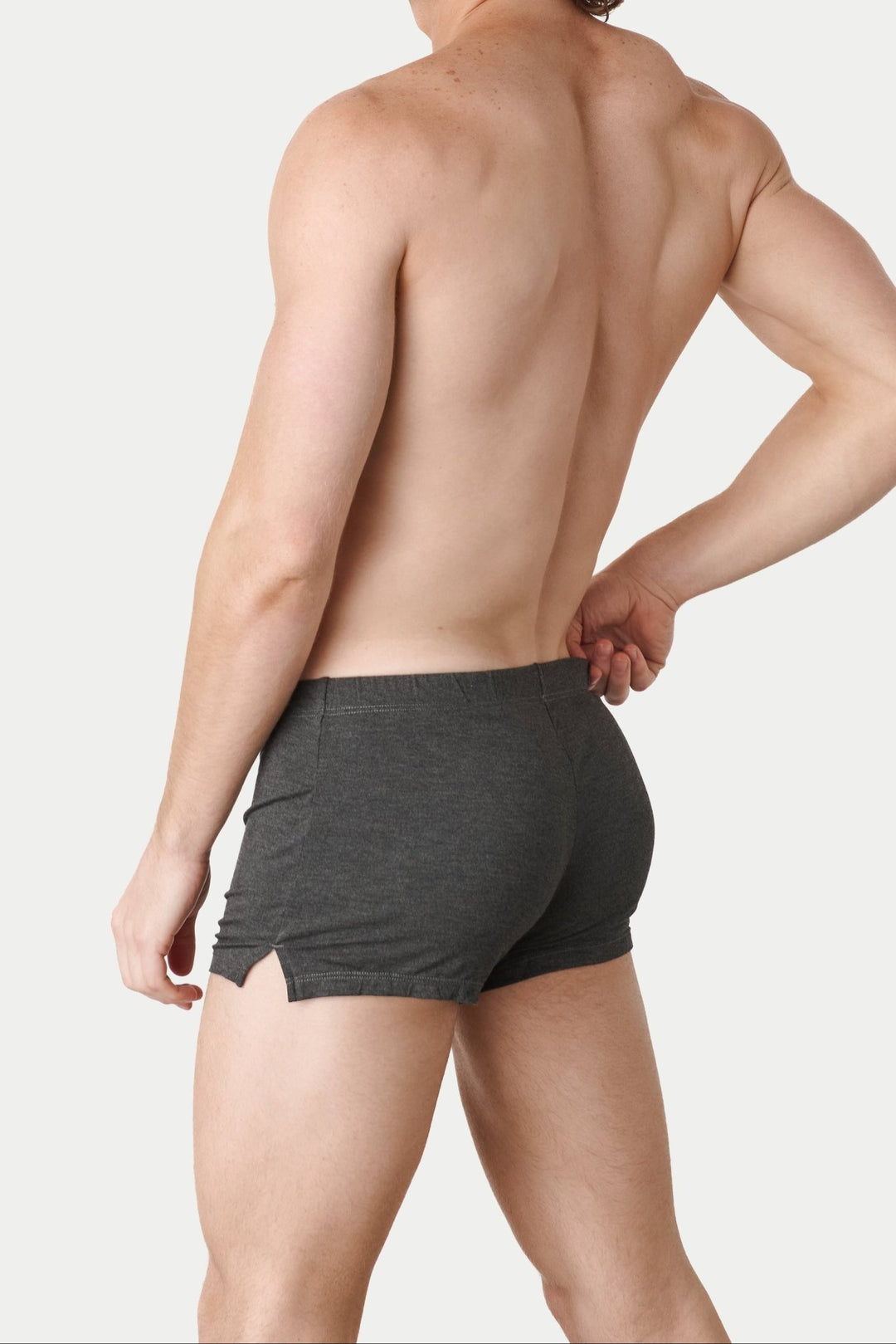 FUSION Jock Boxers - Dark Heather Gray - AWRY