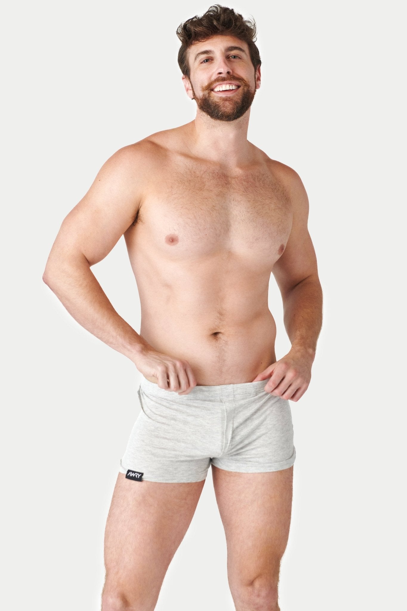 FUSION Jock Boxers - Heather Gray - AWRY