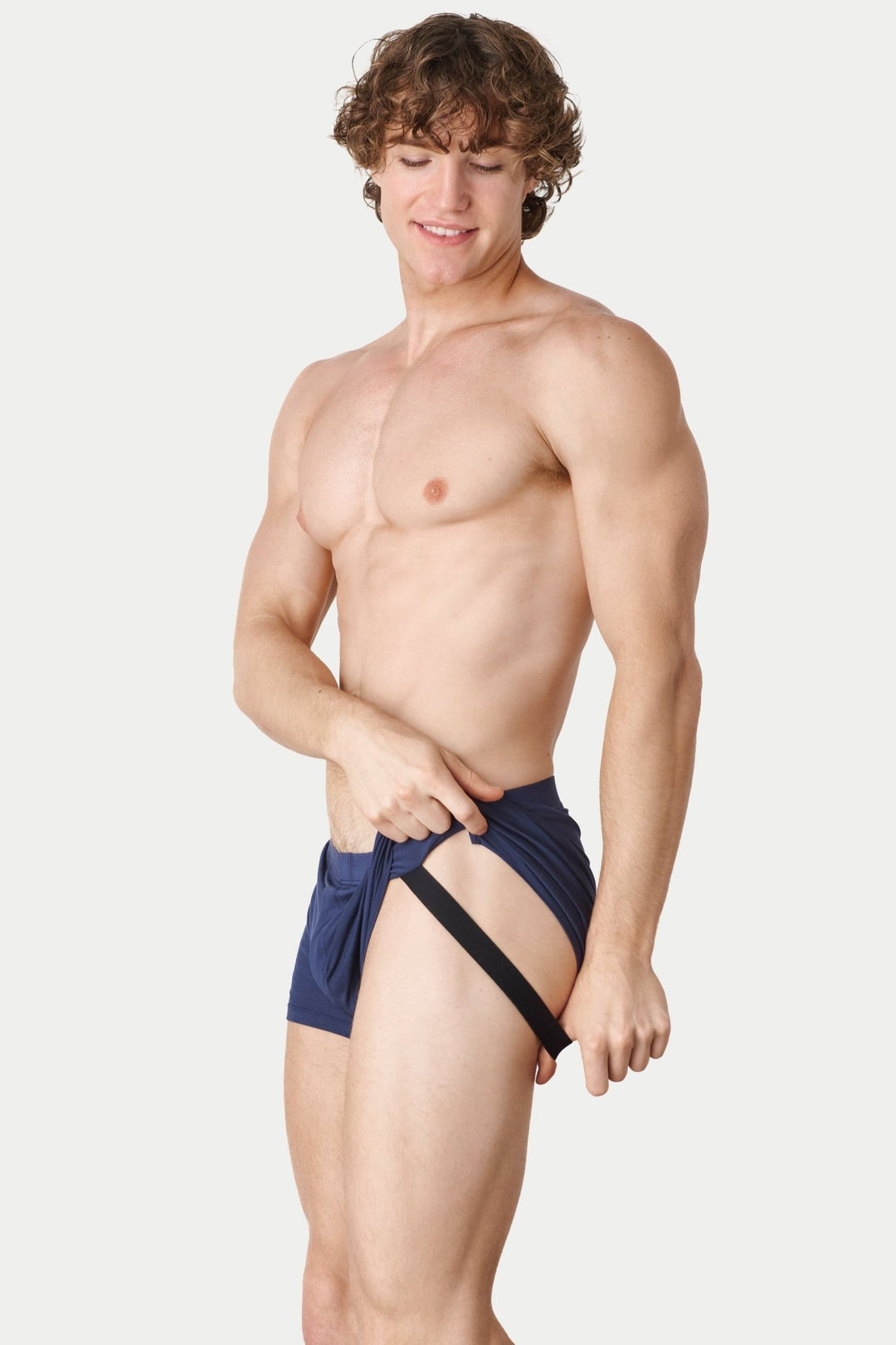 FUSION Jock Boxers - Navy - AWRY