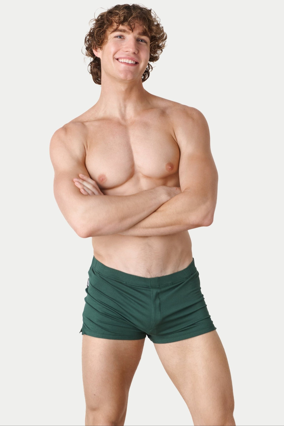 FUSION Jock Boxers - Pine Green - AWRY
