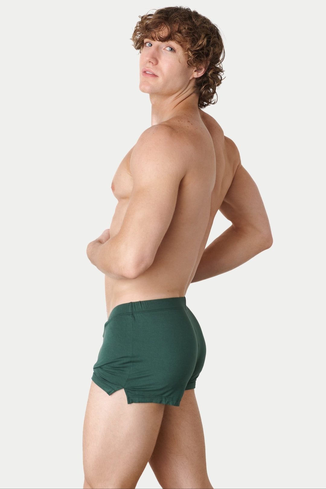 FUSION Jock Boxers - Pine Green - AWRY