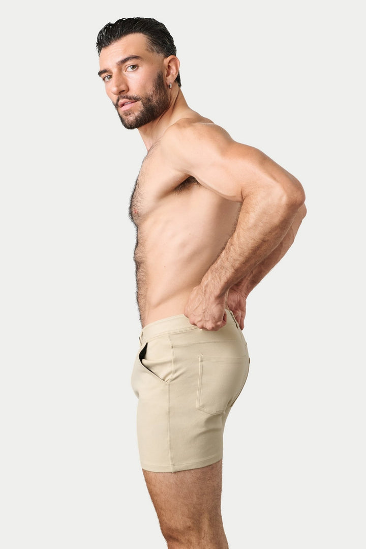 HAMPTON Shorts - Khaki - AWRY