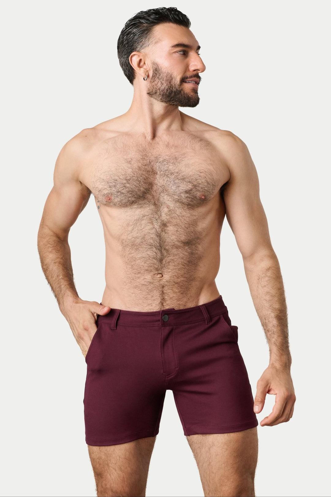 HAMPTON Shorts - Merlot - AWRY