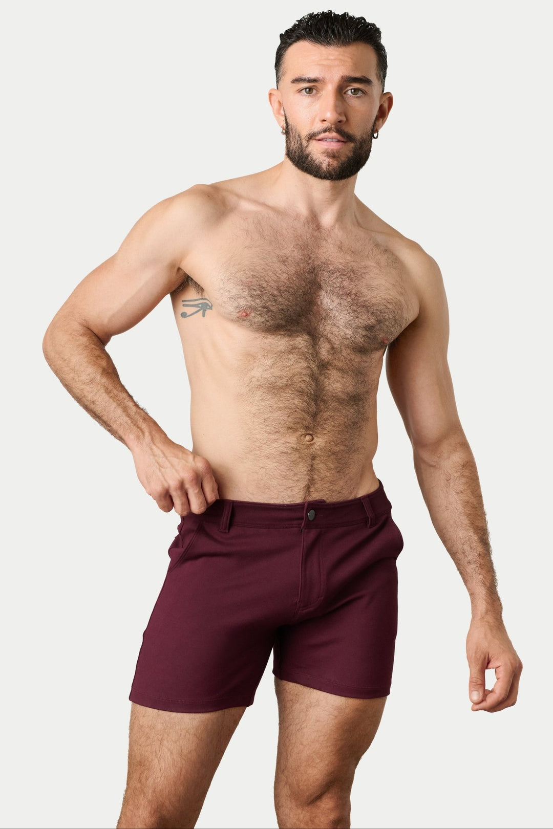 HAMPTON Shorts - Merlot - AWRY