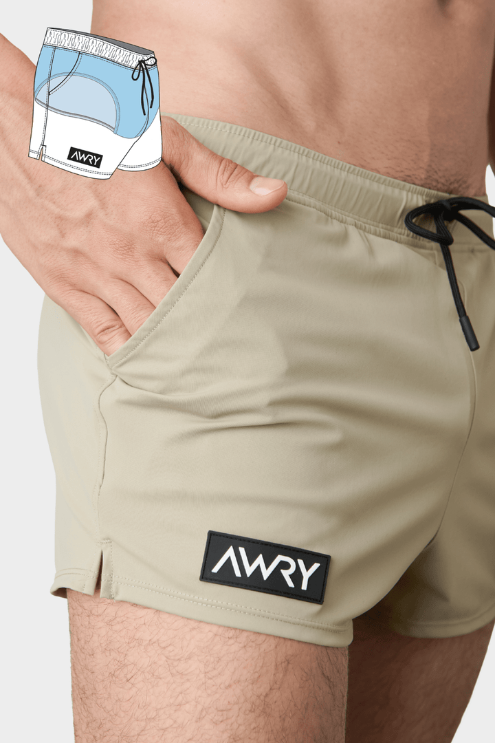 HYBRID Shorts - Beige - AWRY