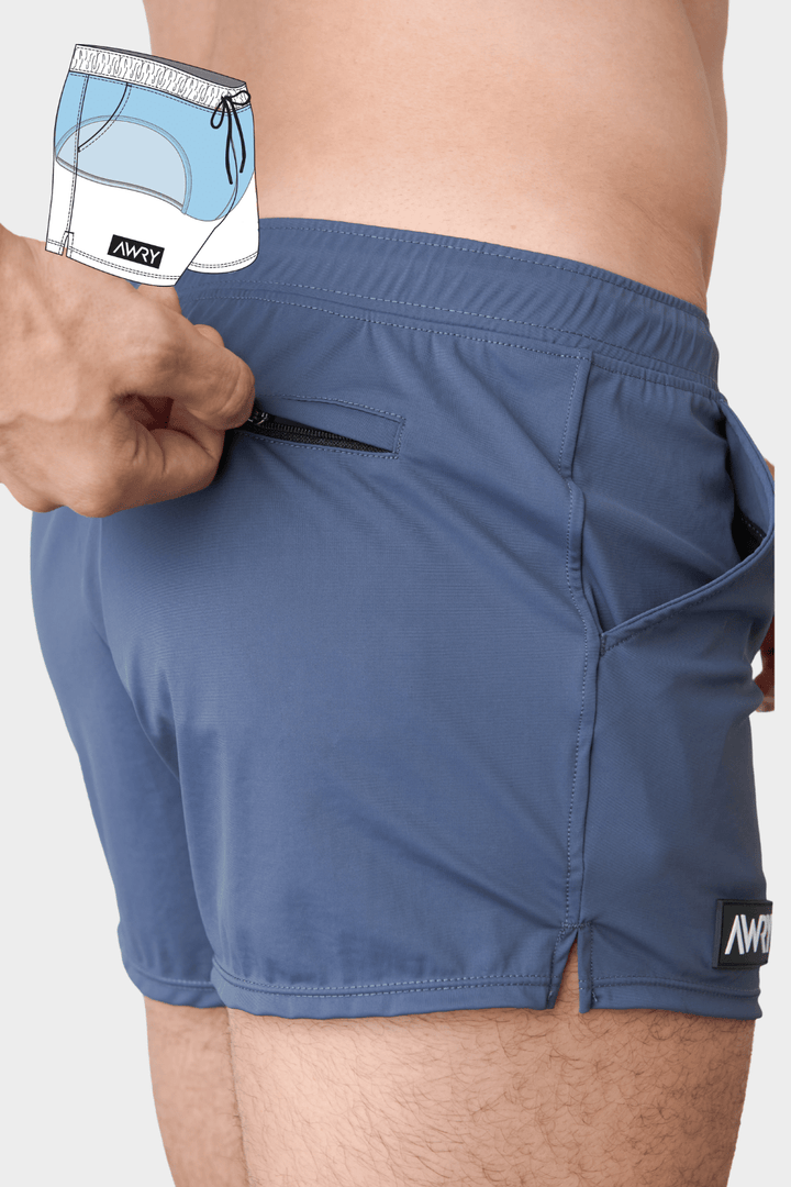 HYBRID Shorts - Midnight Blue - AWRY