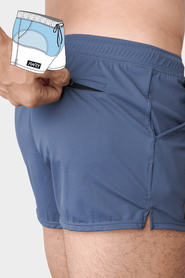 HYBRID Shorts - Midnight Blue - AWRY