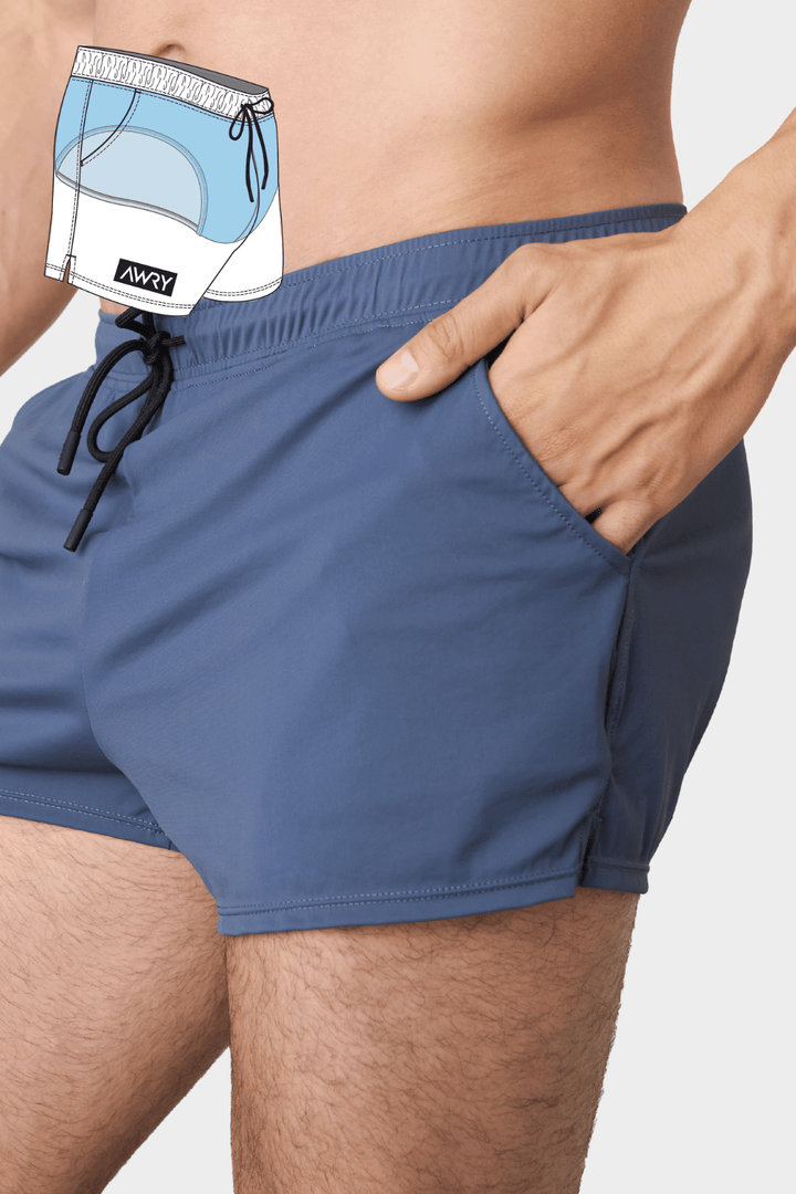 HYBRID Shorts - Midnight Blue - AWRY