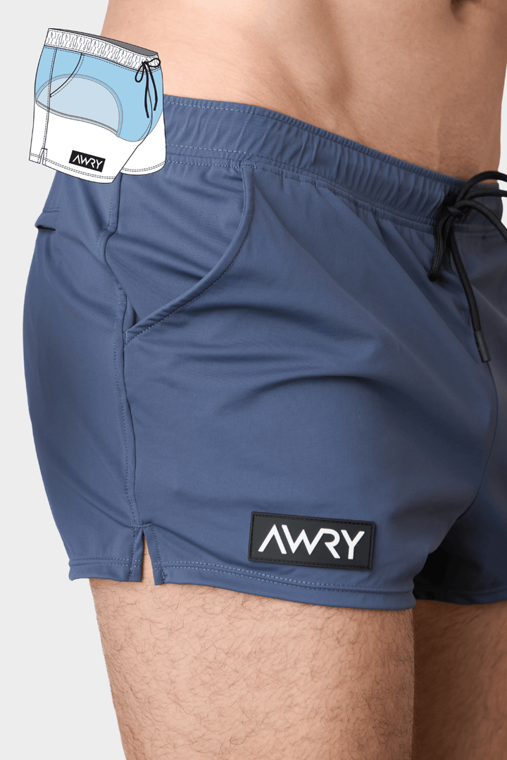 HYBRID Shorts - Midnight Blue - AWRY