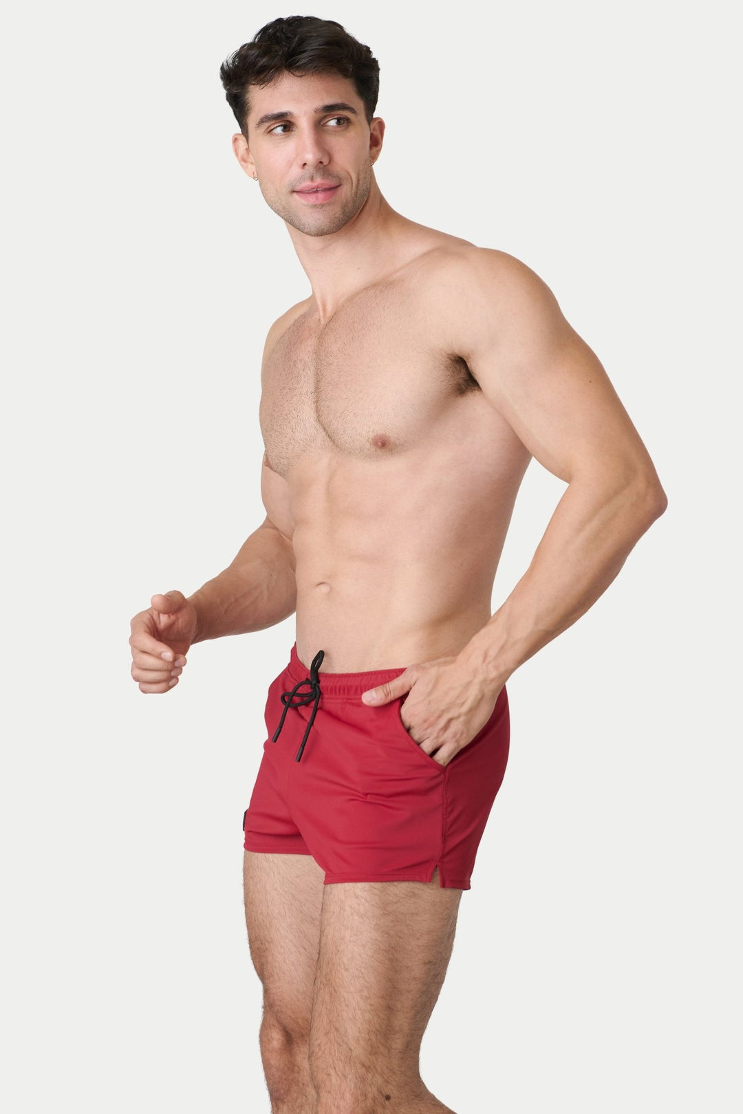 HYBRID Shorts - Ruby - AWRY
