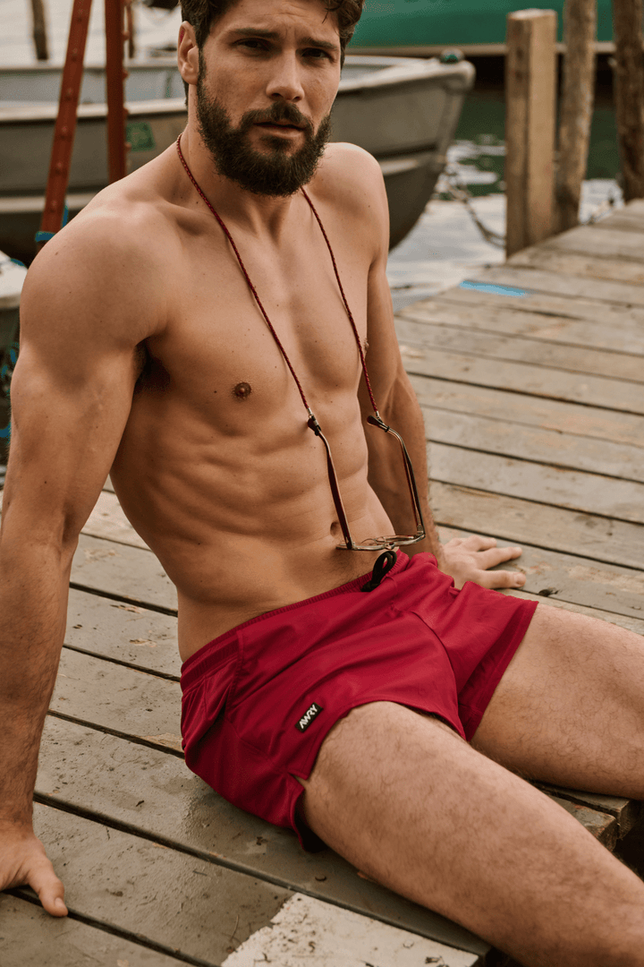 HYBRID Shorts - Ruby - AWRY
