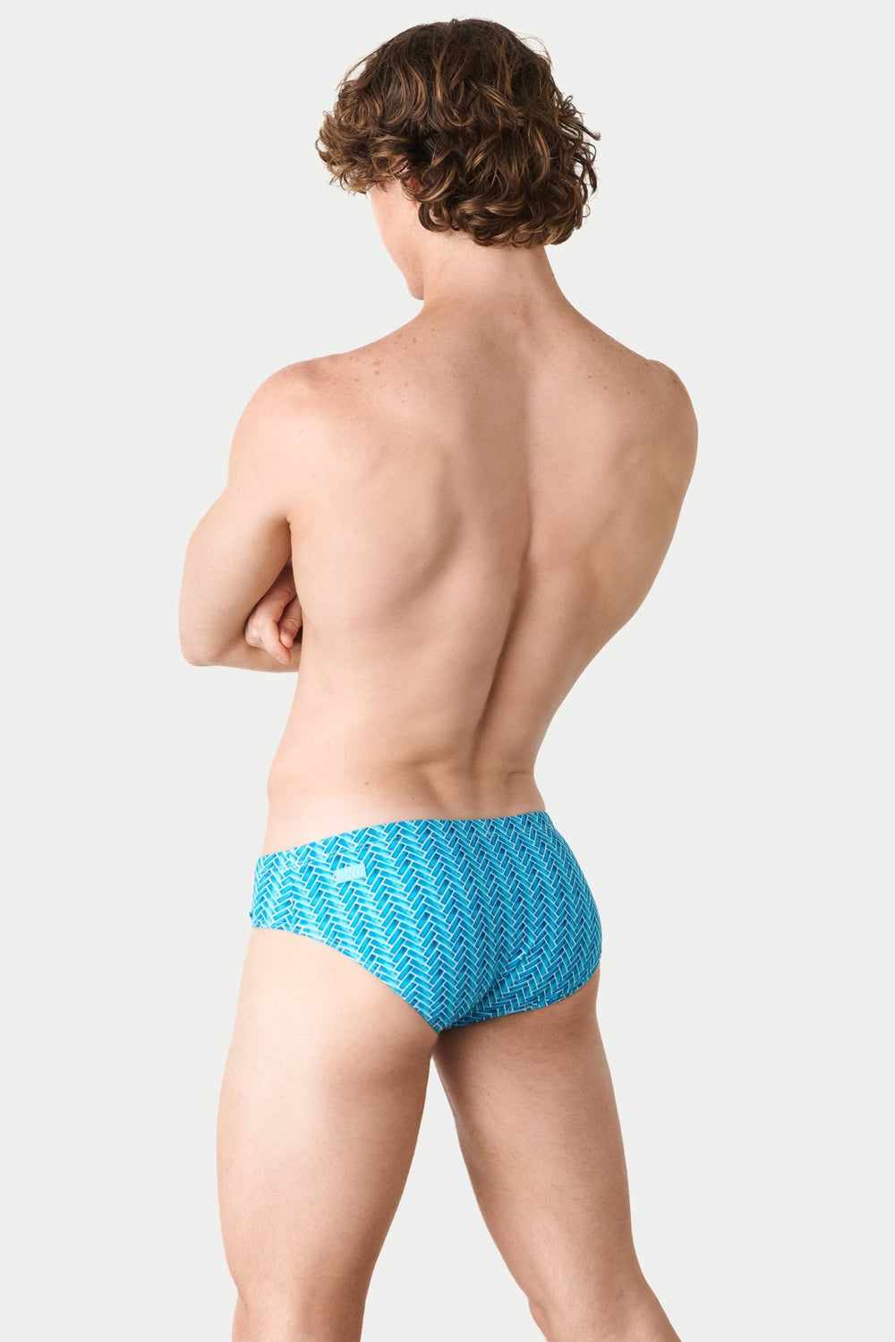 ICON Classic Swim Brief - Herringbone - AWRY