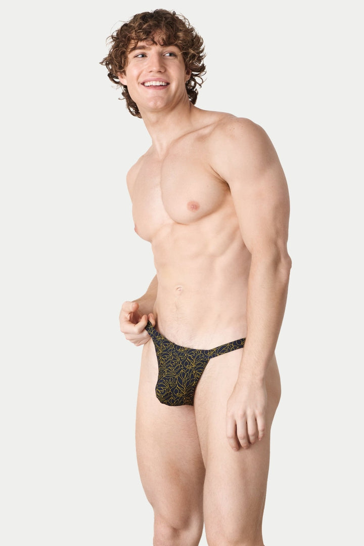 ICON Swim Thong - Linework - AWRY