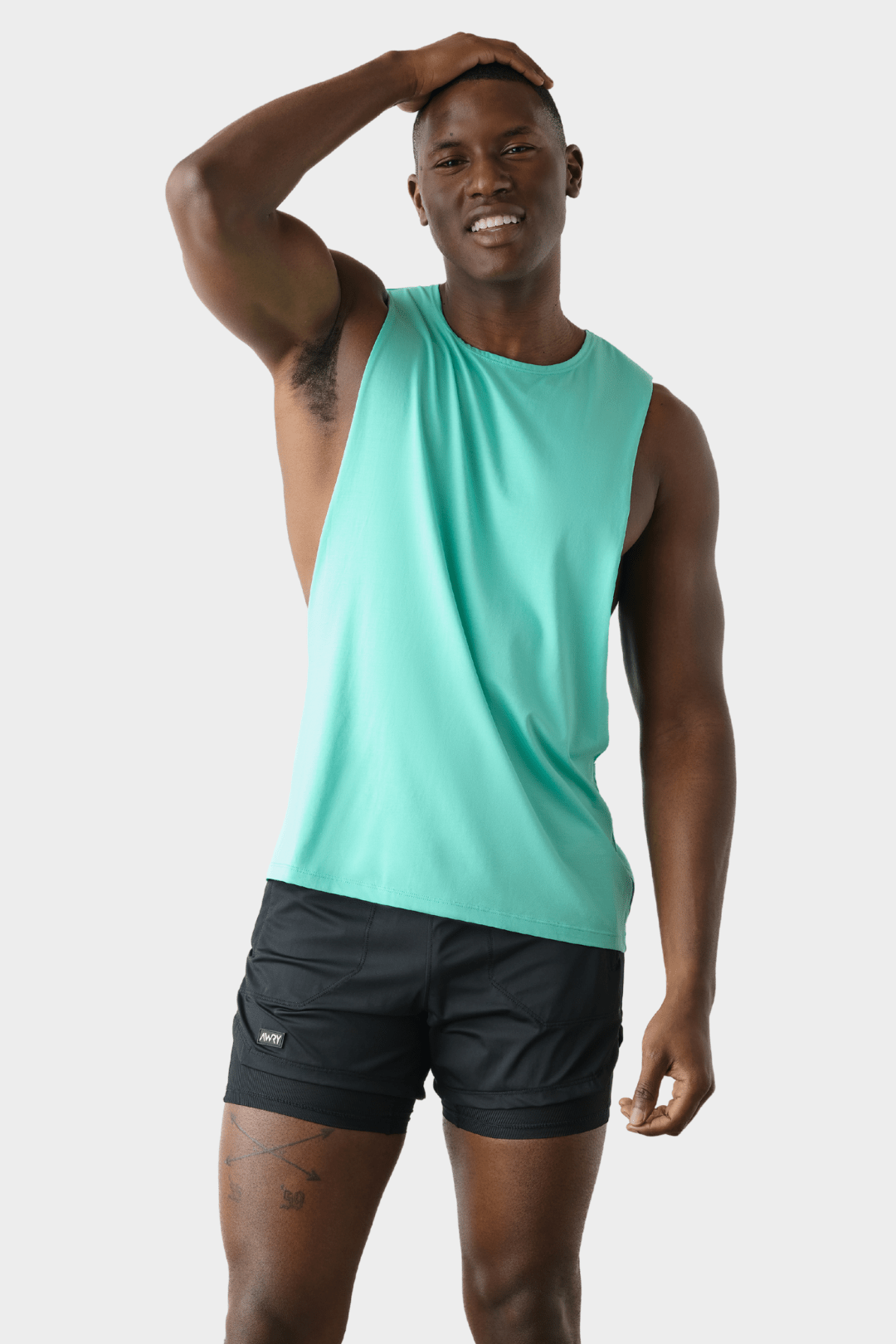 IMPACT Tank - Turquoise - AWRY