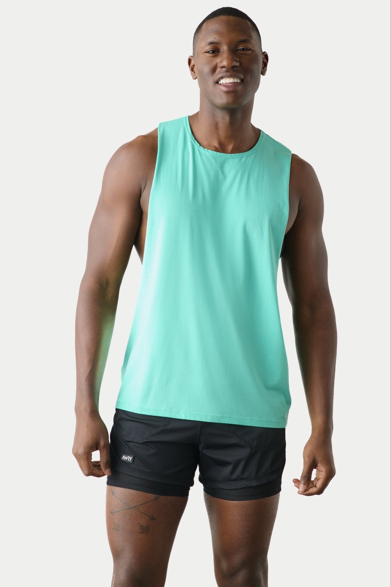 IMPACT Tank - Turquoise - AWRY