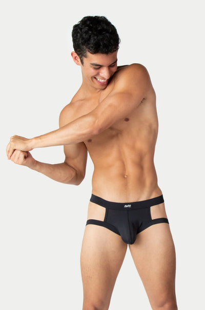 IMPULSE Jock Thong - Black - AWRY