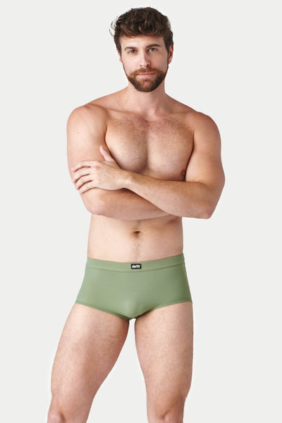 LAGOON Swim Sunga - Muted Green - AWRY