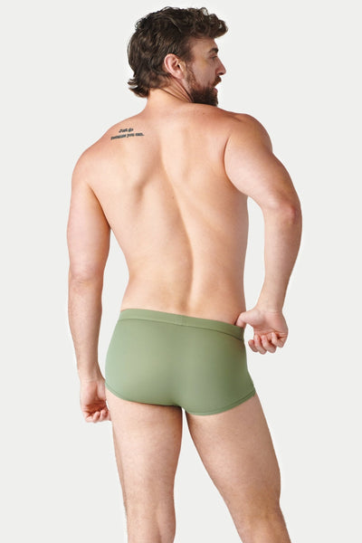 LAGOON Swim Sunga - Muted Green - AWRY