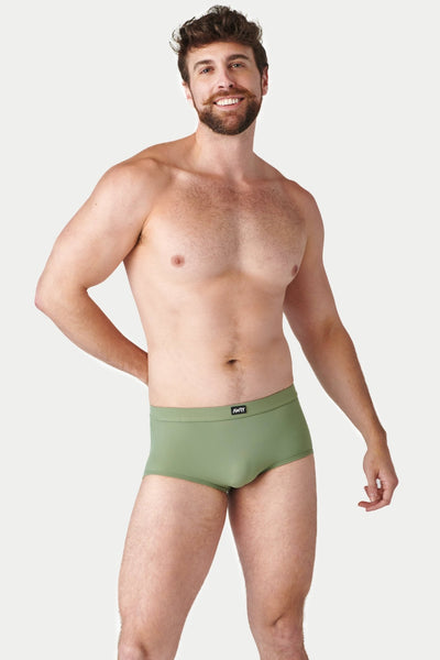 LAGOON Swim Sunga - Muted Green - AWRY