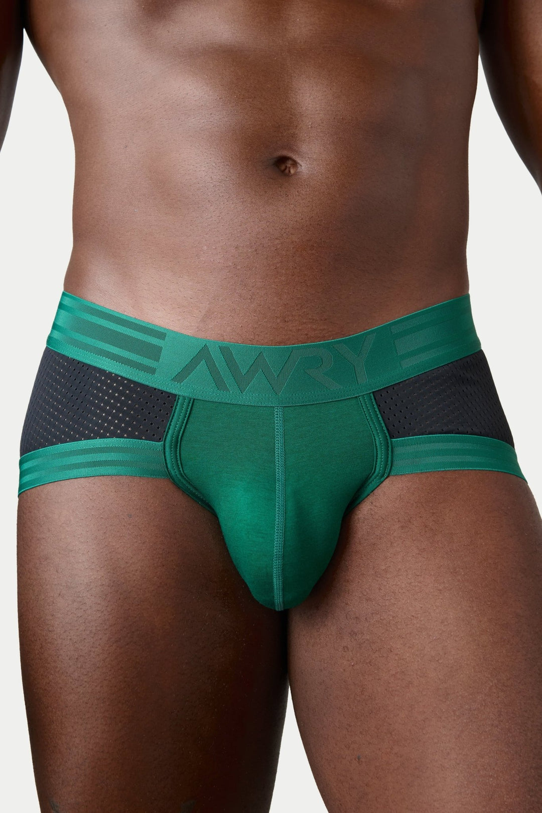 LIFT Briefs - Green with Black - AWRY