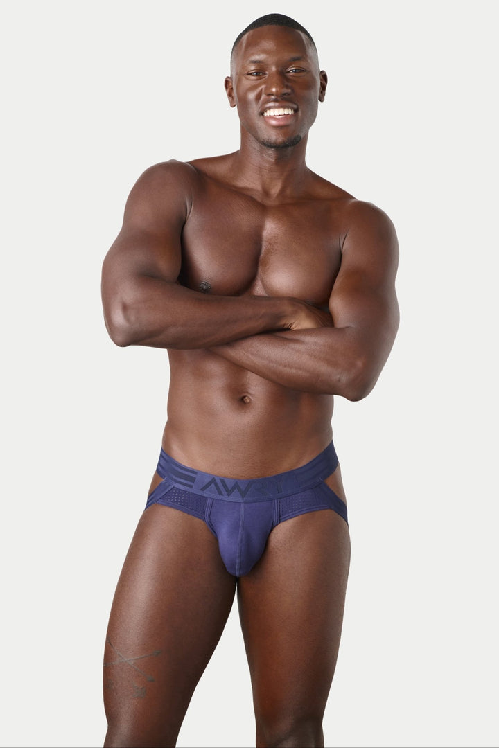 LIFT Jock Thong - Dark Blue - AWRY
