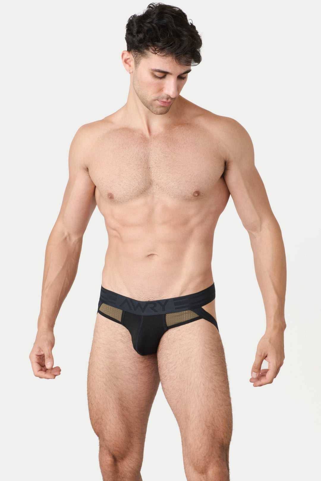 LIFT Jock Thong - Moss Black - AWRY