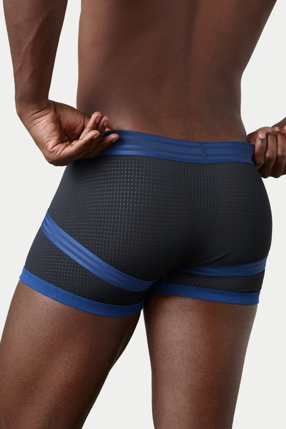 LIFT Trunks - Blue with Black - AWRY