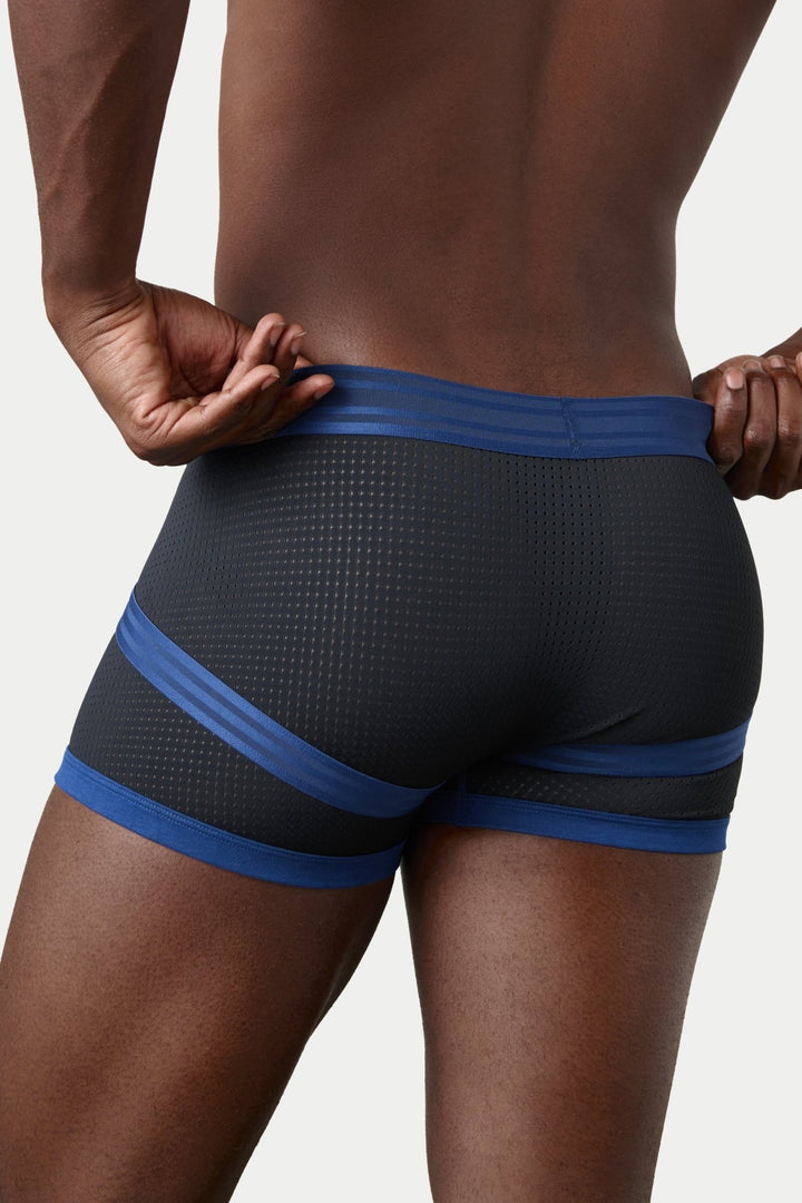 LIFT Trunks - Blue with Black - AWRY