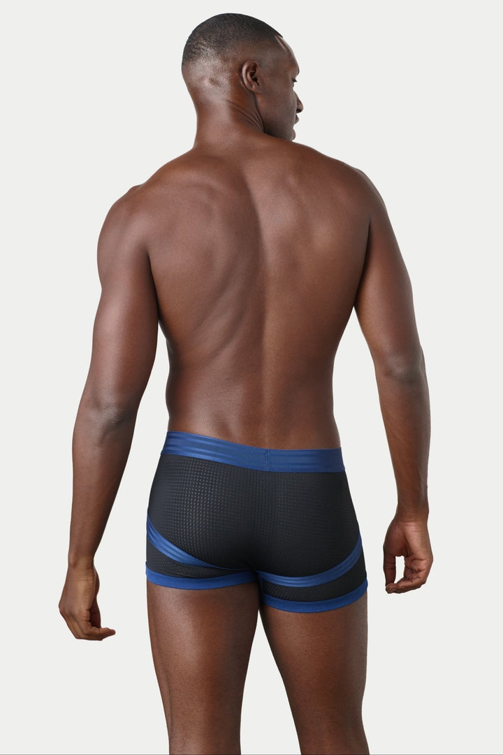 LIFT Trunks - Blue with Black - AWRY