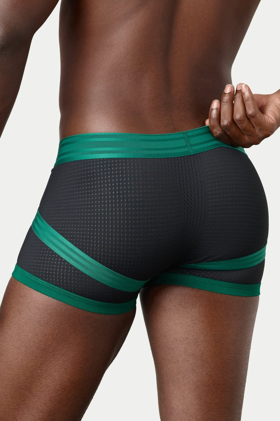LIFT Trunks - Green with Black - AWRY
